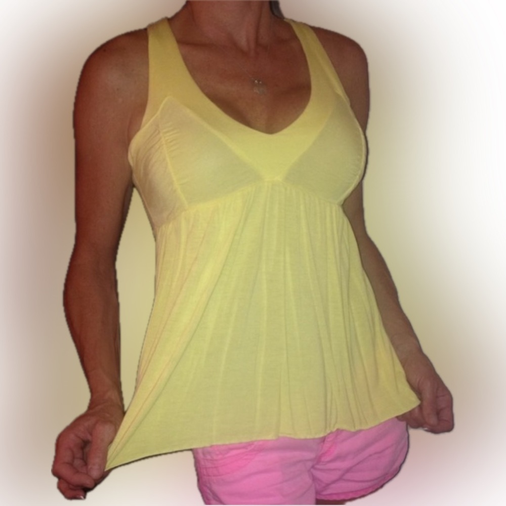 Cute yellow summer top